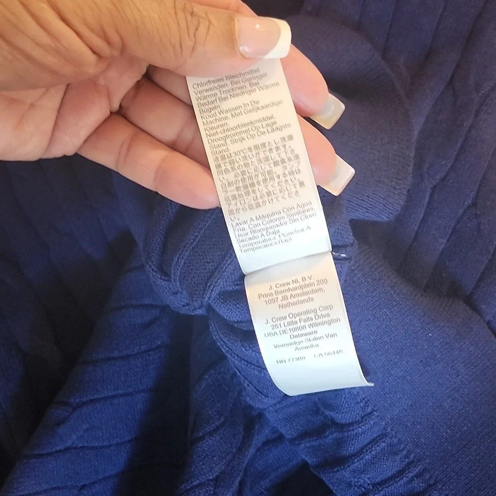 J.crew Navy Blue Sleeveless Sweater Vest